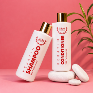 Keratin Repair Shampoo & Conditioner Set — Bundle